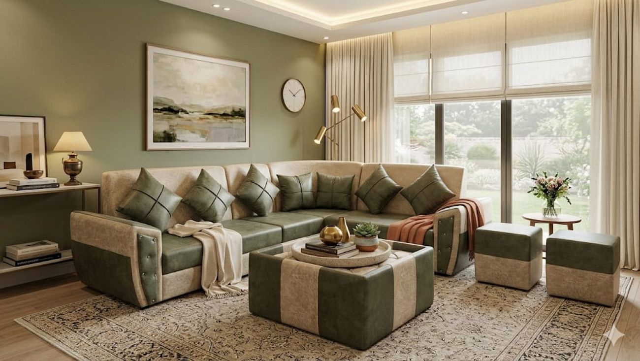 L or corner sofa for sale available in stock
