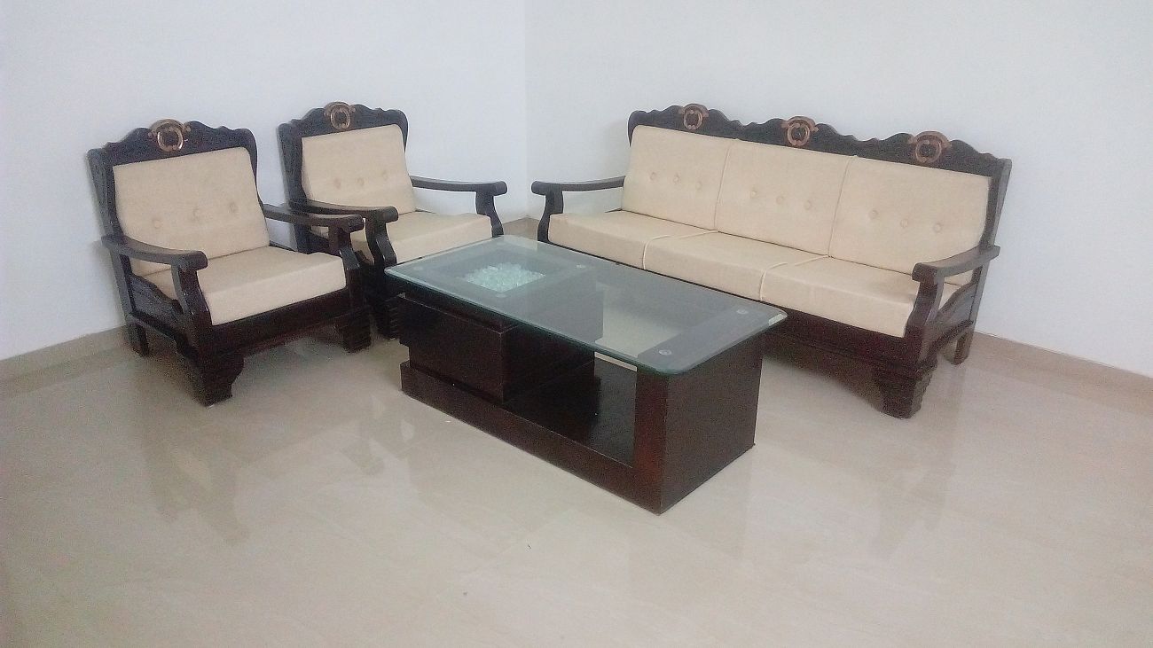 Five Seater teak wood sofa set sold and available on order